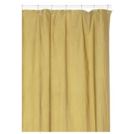 CARNATION HOME FASHIONS Carnation Home Fashions USC-8/02 72 in. x 72 in. 8 Gauge Hotel Vinyl Shower Curtain Liner - Gold USC-8/02